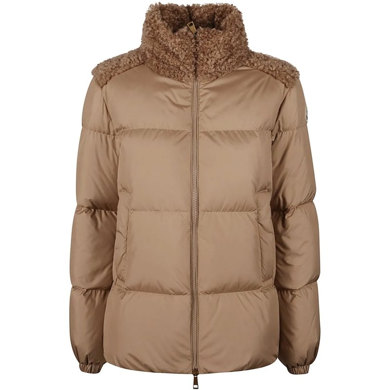Moncler Veste de transition Esnaie Down Jacket Brown braun