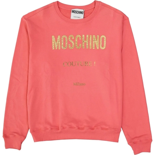 Moschino  Moschino Couture Cotton Logo Sweatshirt rose