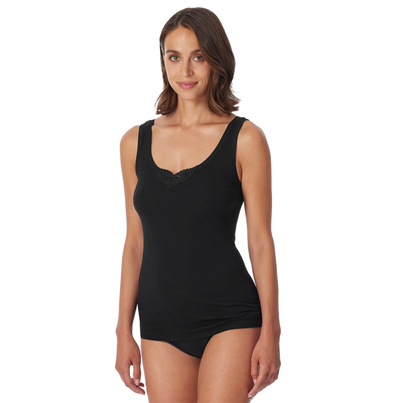 SCHIESSER  Cotton Essentials 2er Pack schwarz(Image 2)