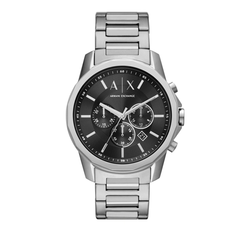 Armani Exchange Chronograph Stainless Steel Watch AX1720 Silver Chronograaf