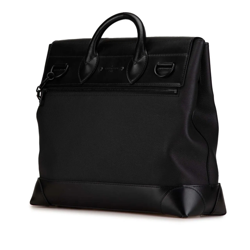 Louis Vuitton Schultertasche Taiga Rainbow Steamer PM schwarz