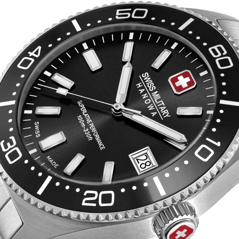 Swiss Military Hanowa Quarzuhr Quarzuhr Nomad silber(Image 4)
