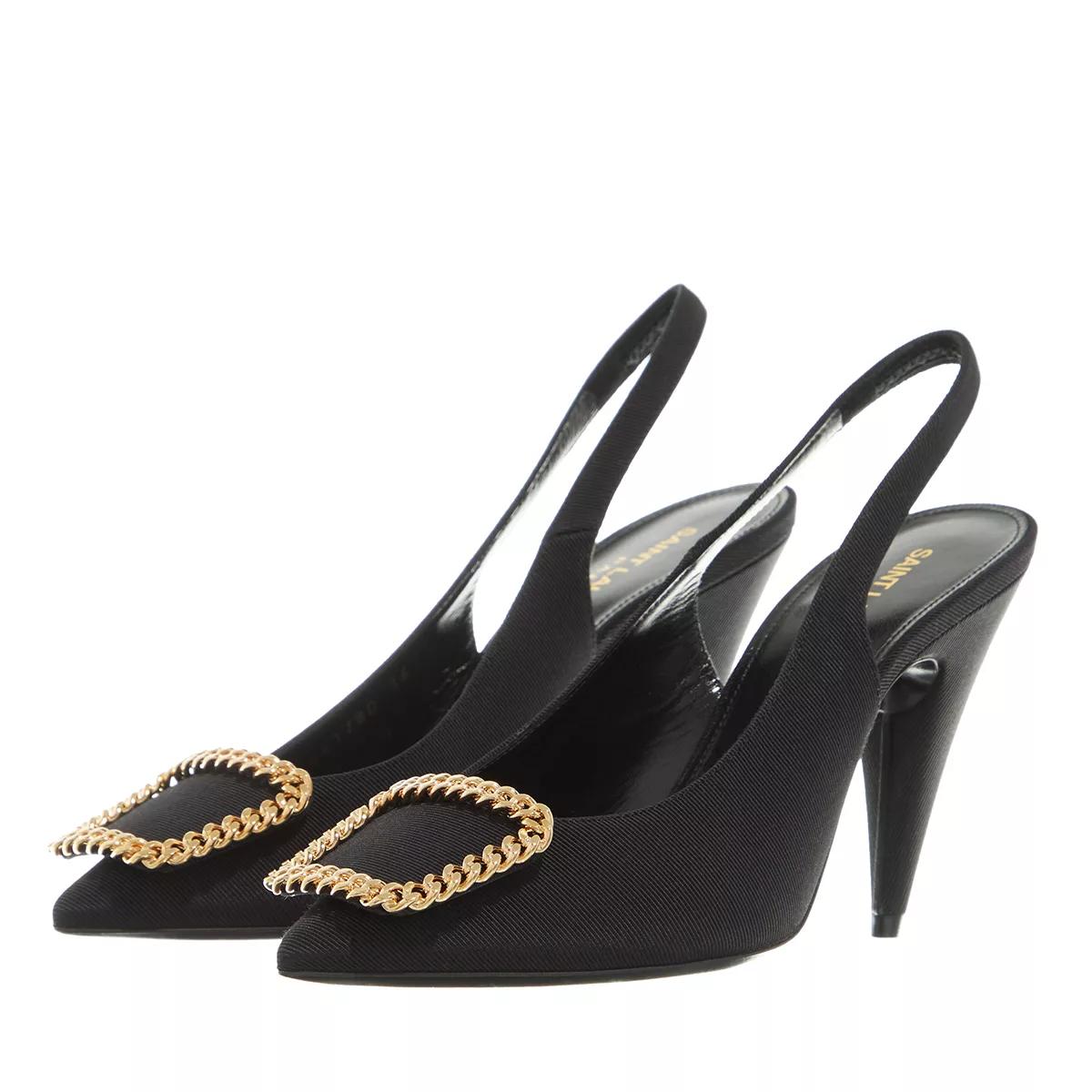 Saint Laurent Pumps & High Heels - Suplice Slingback Sandals - Gr. 36 (EU) - in Schwarz - für Damen