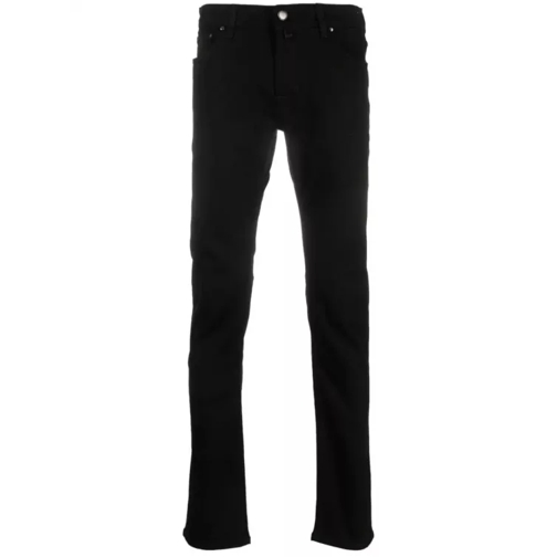 Jacob Cohen Black Nick Slim Denim Pants Black Jeans slim fit