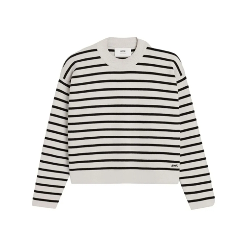 AMI Paris Pull Oversized Sweater White