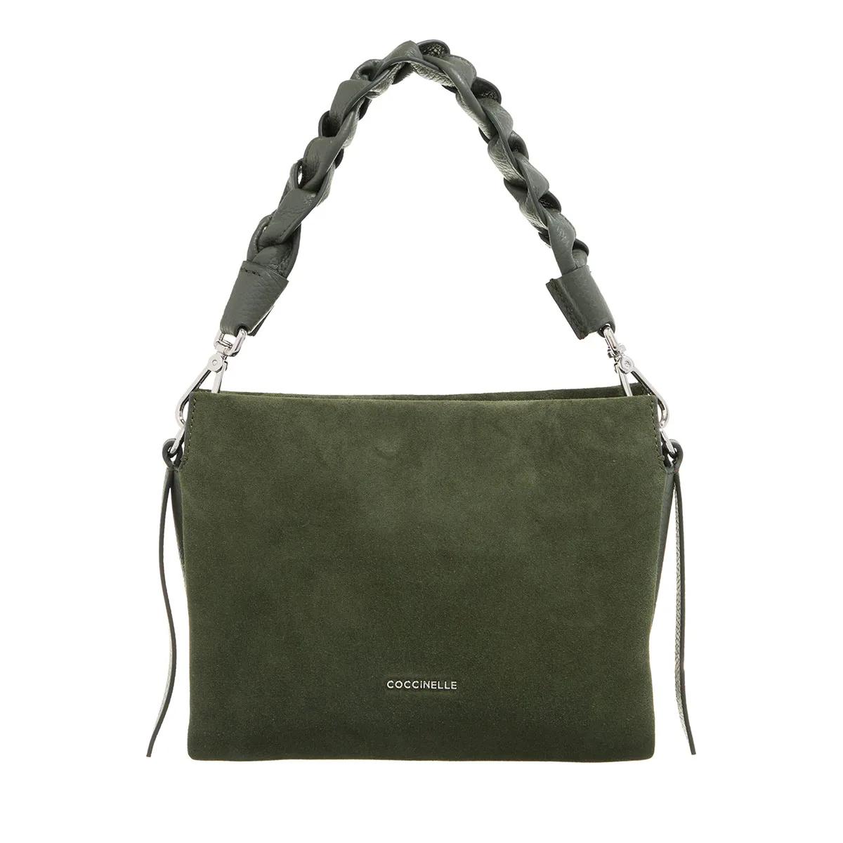 Coccinelle Women's Green Crossbody Bags - Boheme Suede Bimaterial - Crossbody Bags For Unisize