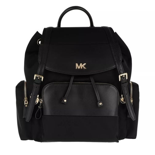 MICHAEL Michael Kors Beacon LG Flap Diaperbag Backpack Black Backpack