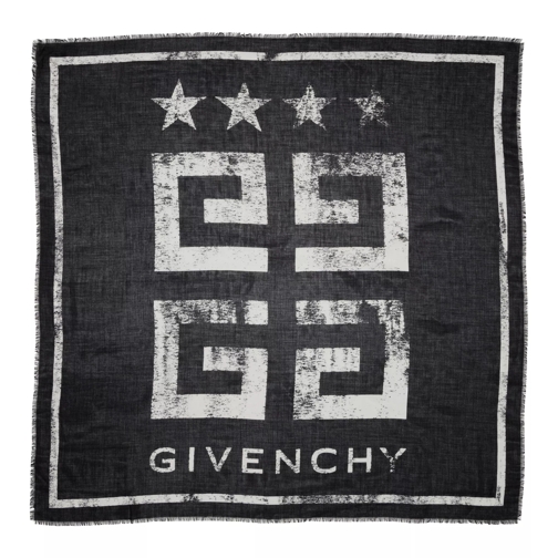 Givenchy Light Weight Cashmere Scarf Black Kaschmirschal