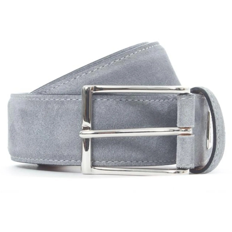 Santoni Ledergürtel Belt blau