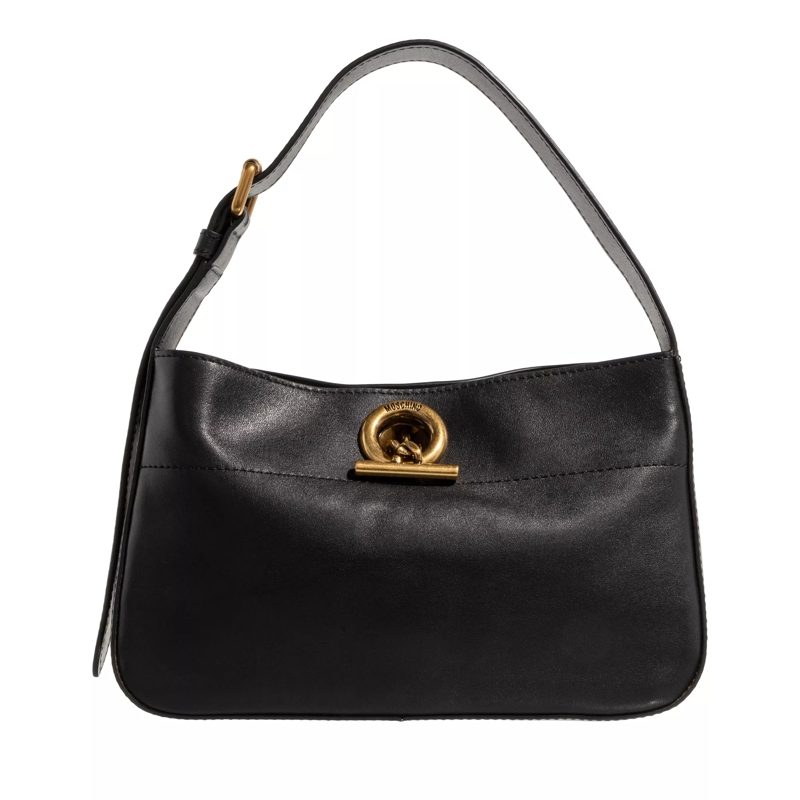 Moschino Schultertasche Metal Toggle Shoulder Bag Fantasy Print Black