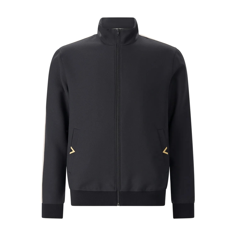 Valentino Garavani Übergangsjacke Jacke mit Logo schwarz