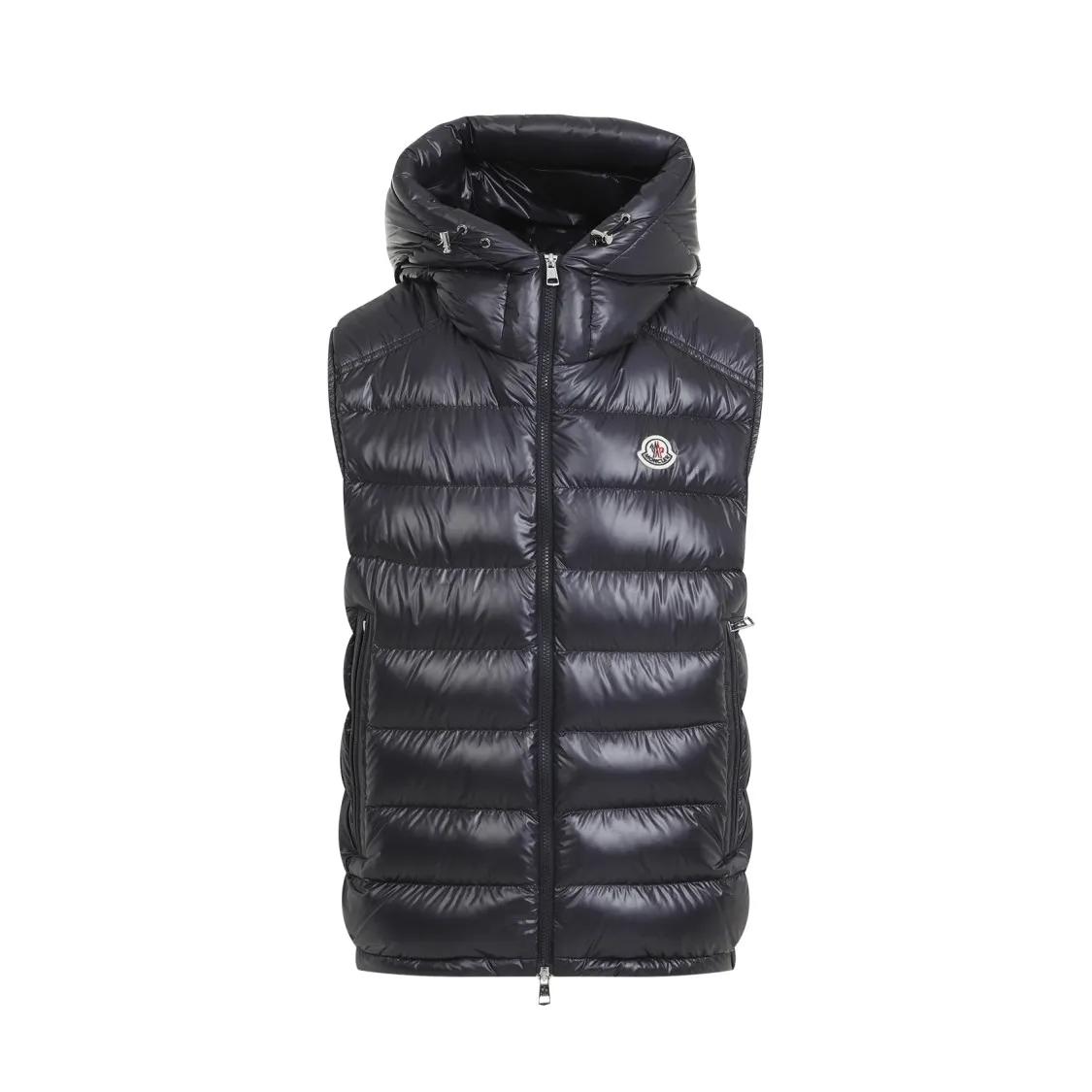 Moncler - Barant Blue Polyester Vest - Größe 5 - blau