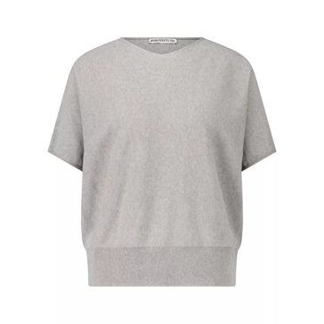 Miu Miu store Kurzarmpullover grau