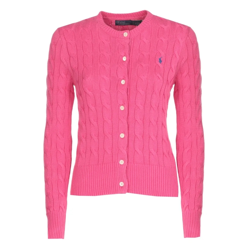 Polo Ralph Lauren Strickjacke Fuchsia Pony Cardigan Pink