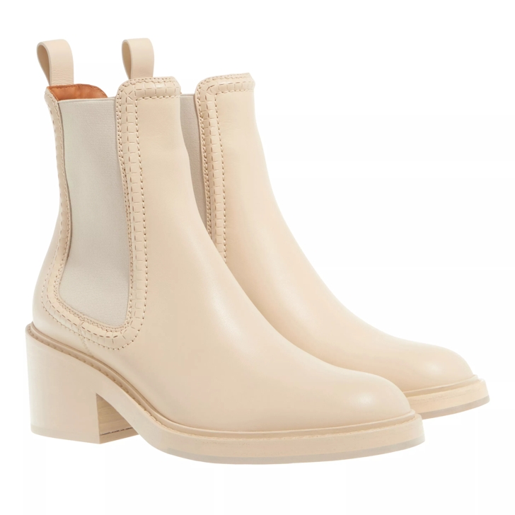 Chloe Beatles Mallo Soft Boots Pearly Grey Chelsea Boot