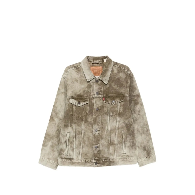 Levi's Veste en jean Washed Grey Denim Jacket With Mottled Design Neutrals