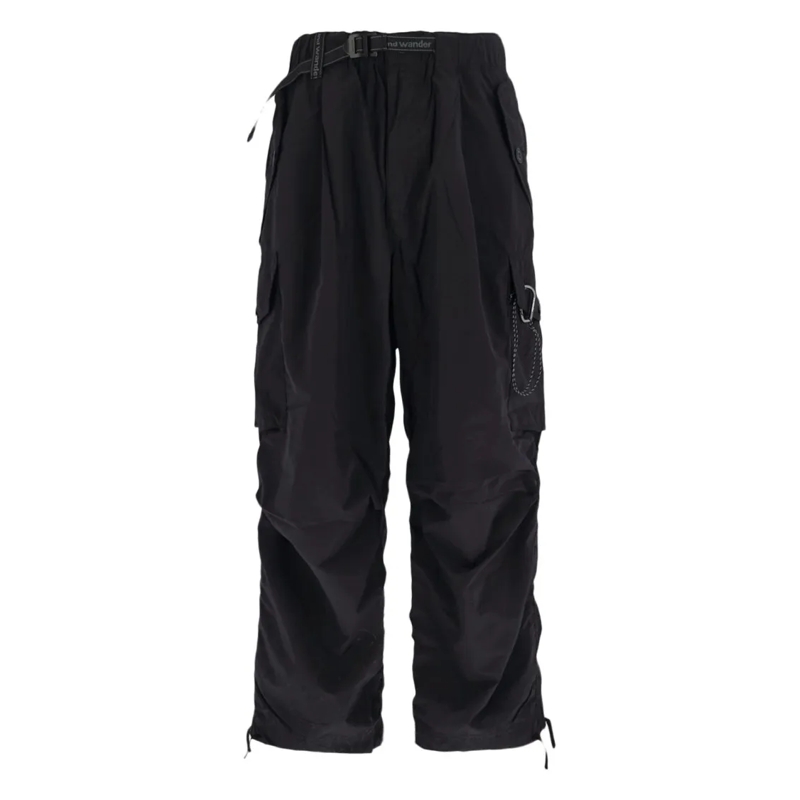 And Wander Anzugshose 87 Oversize Cargo Pants – Black Black