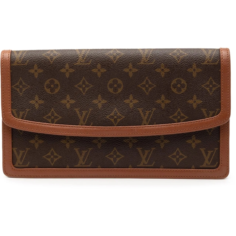 Louis Vuitton Clutch Monogram Pochette Dame GM braun