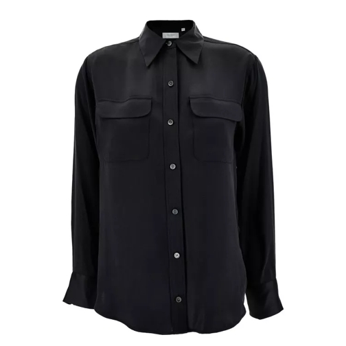 Equipment Signature' Black Shirt With Two Patch Pockets In S Black 