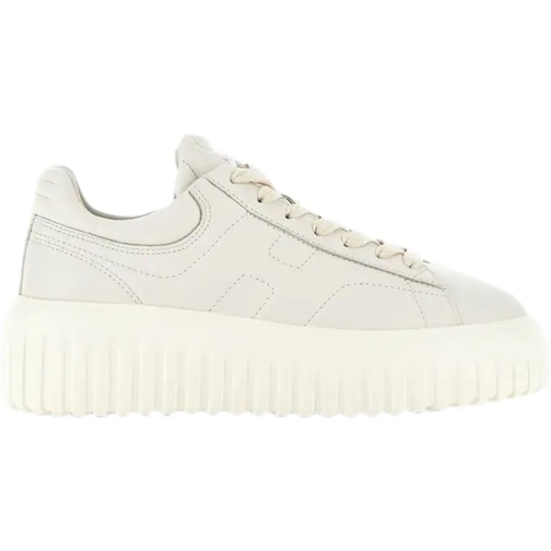 Hogan Low-Top Sneaker H Stripes Sneakers - Leather - Beige Neutrals
