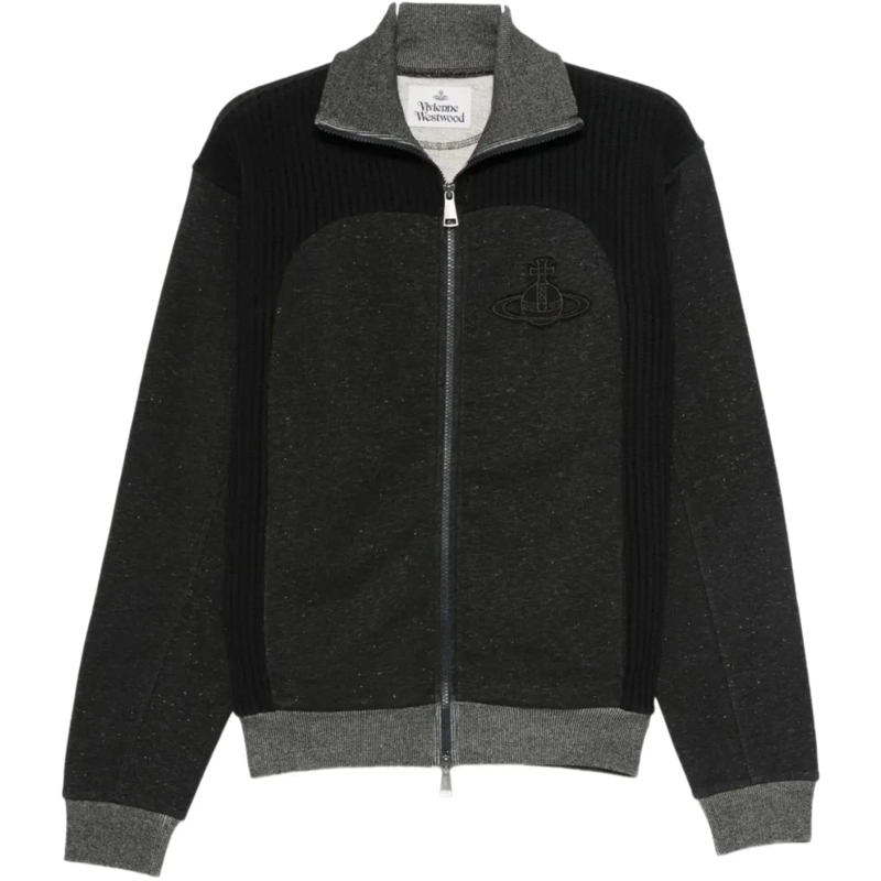 Vivienne Westwood Pull Alien Track Jacket Charcoal grau