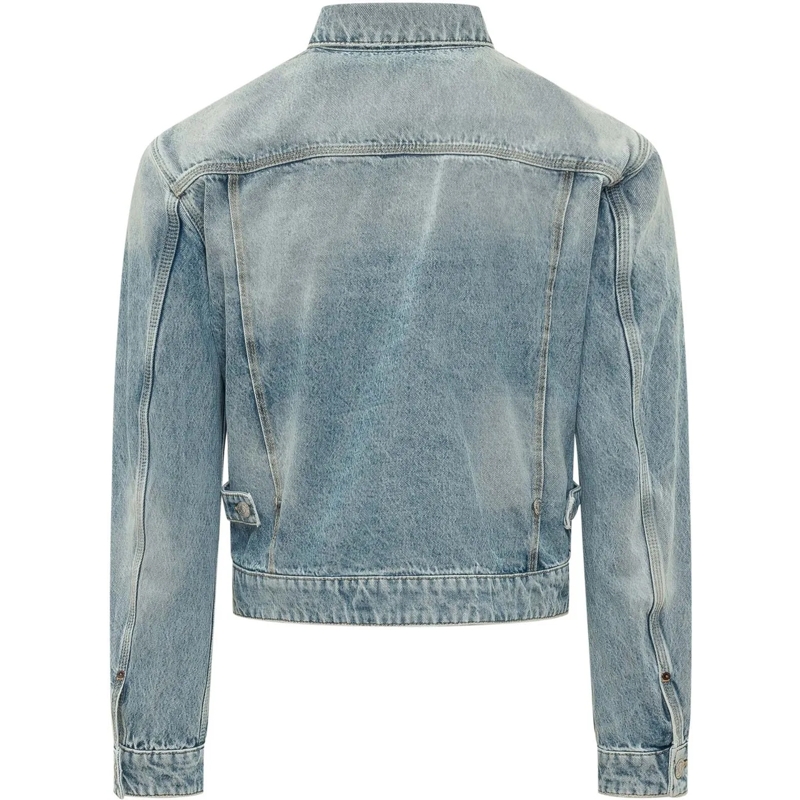 Dsquared2 Veste en jean Giacca in Denim con Quattro Tasche e Bottoni hellblau(Image 2)
