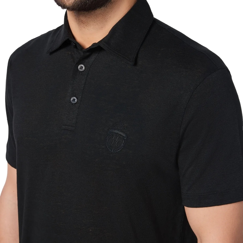 BILLIONAIRE Top Poloshirt Crest schwarz(Image 4)