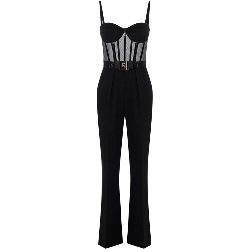 Elisabetta Franchi  Trousers Black schwarz