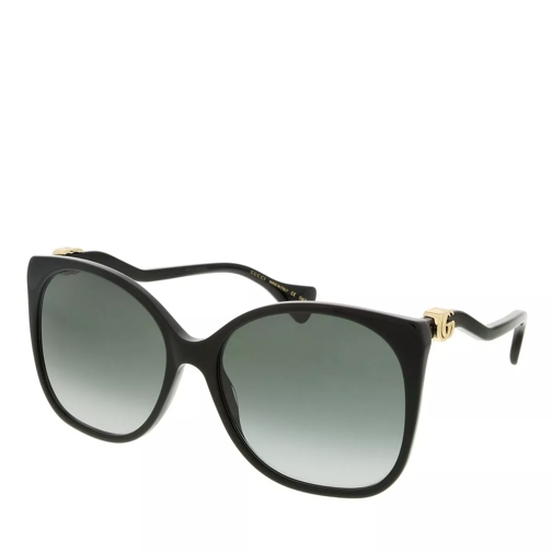 Gucci GG1010S-001 60 Sunglass Woman Acetate Black-Black-Grey Solglasögon