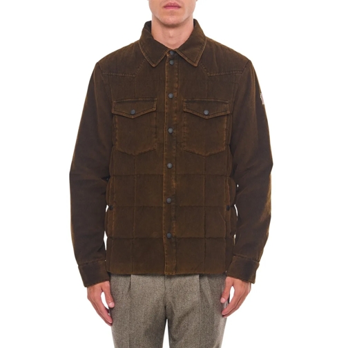 Moncler Overgangsjas Gelt Shirt Jacket Brown