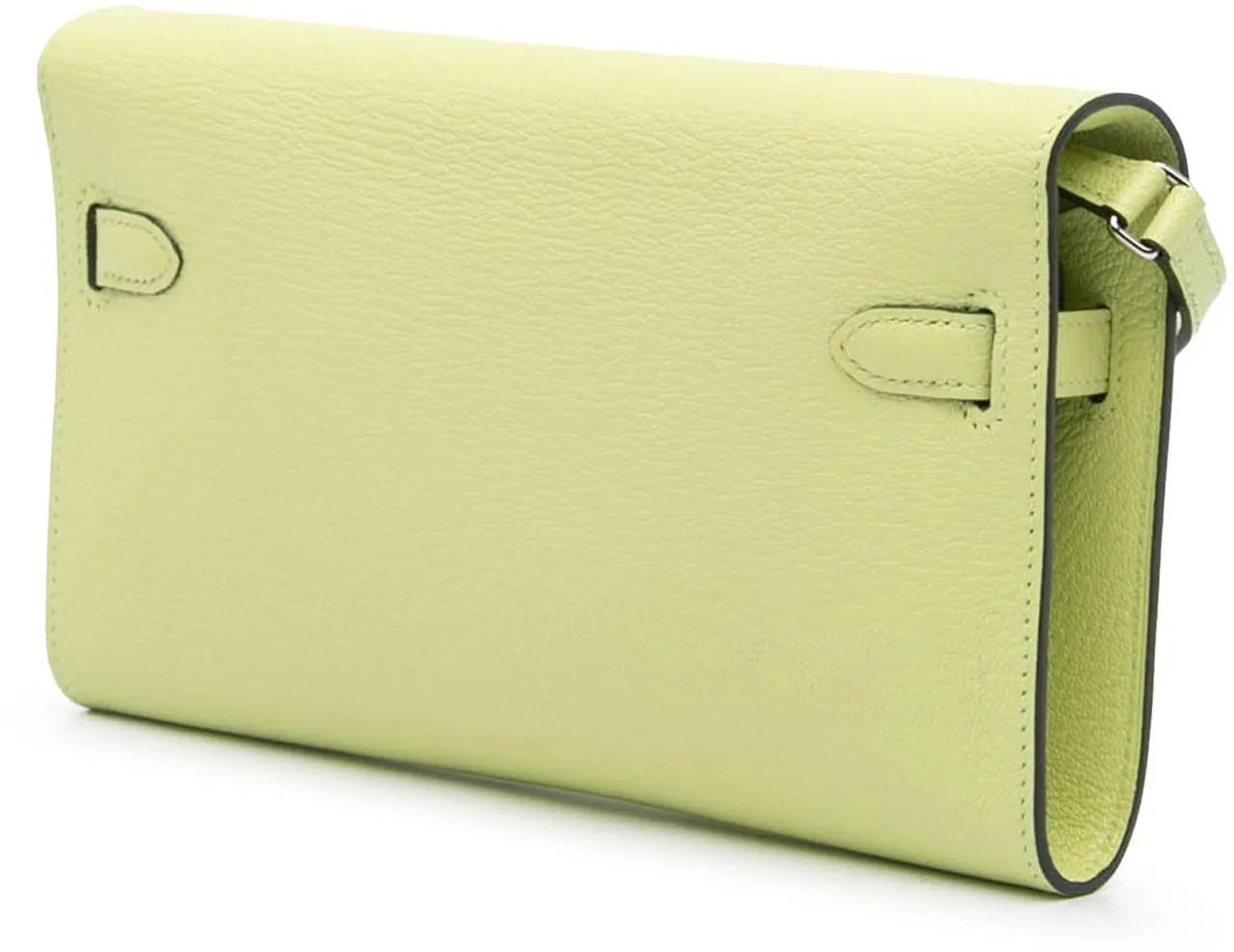 Thumbnail - Hermès Hobo Bags - 2021 Chevre Mysore Kelly To Go Wallet - Gr. unisize - in Grün - für Damen