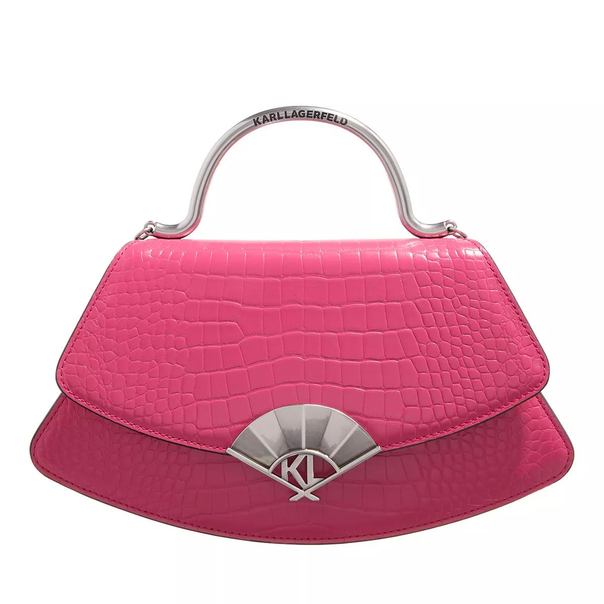 Women's K/ARCHIVE FAN SMALL CLUTCH BAG by KARL LAGERFELD