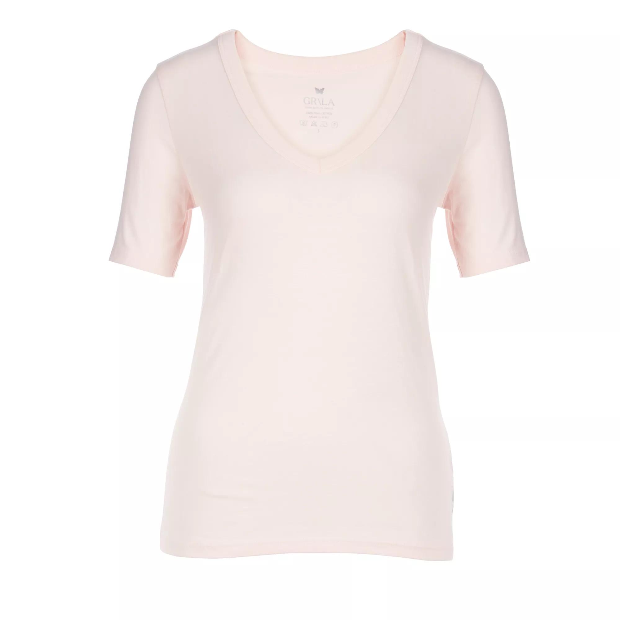 Thumbnail - Georg Roth Los Angeles - SANTA BARBARA Women T-Shirt V - Größe XS - rosa