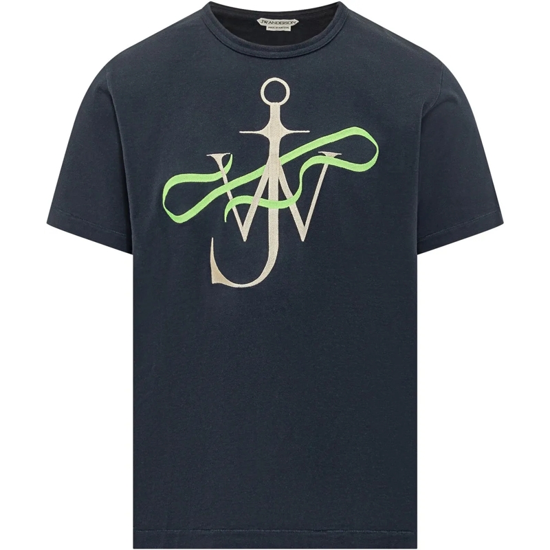 J.W.Anderson T-shirt T-Shirt Ribbon Anchor dunkelblau