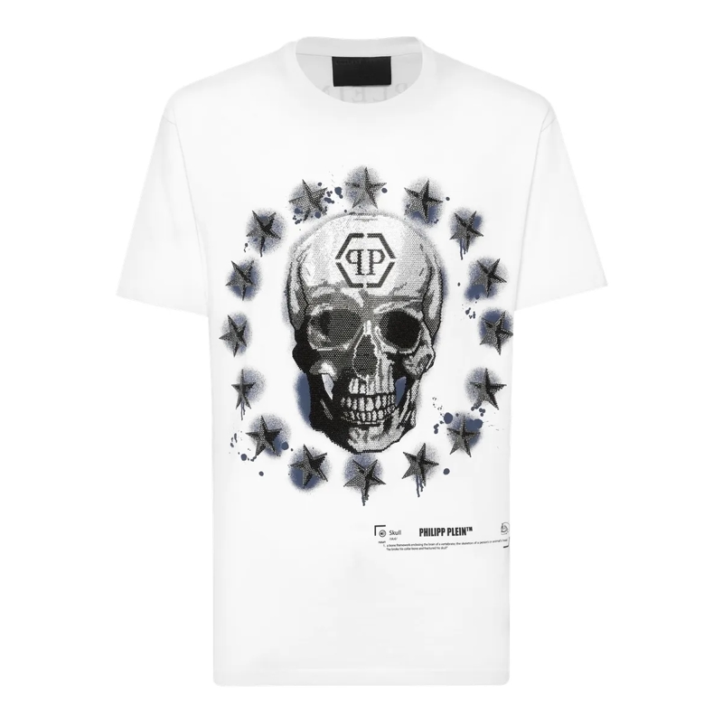 Philipp Plein T-Shirt T-Shirt Skull weiss