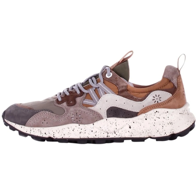 Flower Mountain Lage-top sneaker Heren Yamano 3 grau