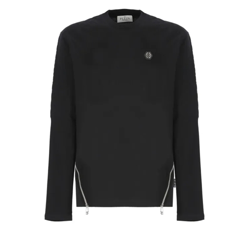 Philipp Plein Quilted Sweatshirt With Logo Black 