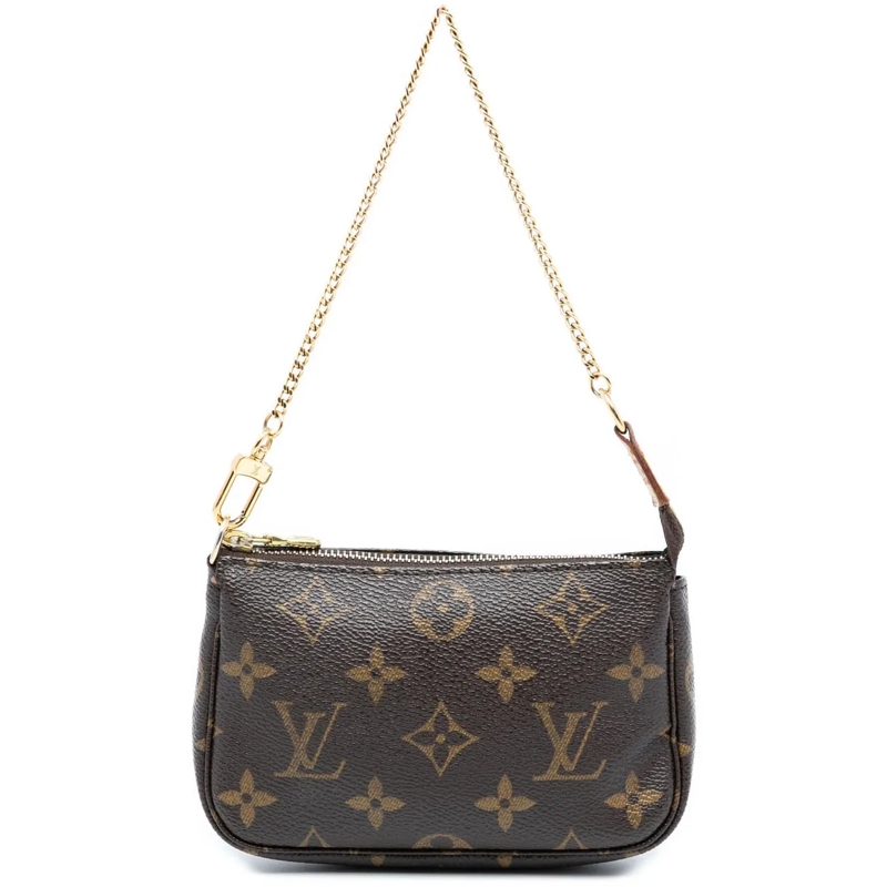 Louis Vuitton Fourre-tout Monogram Mini Pochette Accessoires braun