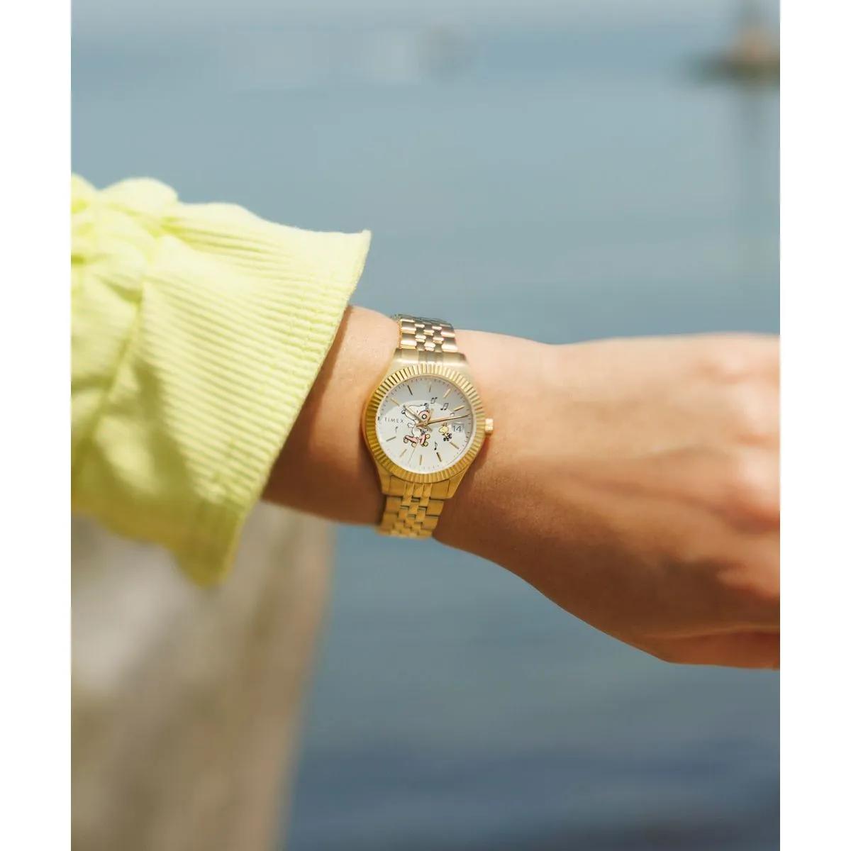 Thumbnail - Timex Uhren - Quarz-Analoguhr Timex Legacy X Peanuts Bicycle - Gr. unisize - in Silber - für Damen