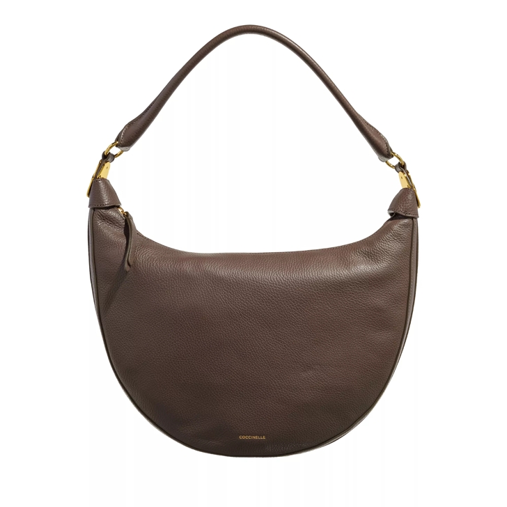 Coccinelle Sunnie Coffee Hobo Bag