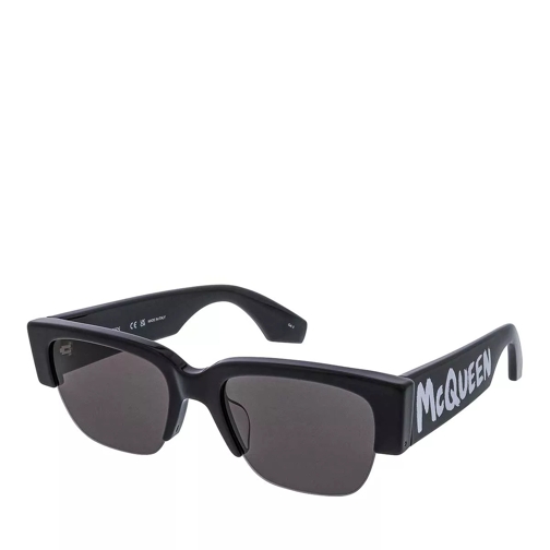 Alexander McQueen AM0405S BLACK-BLACK-GREY Sonnenbrille