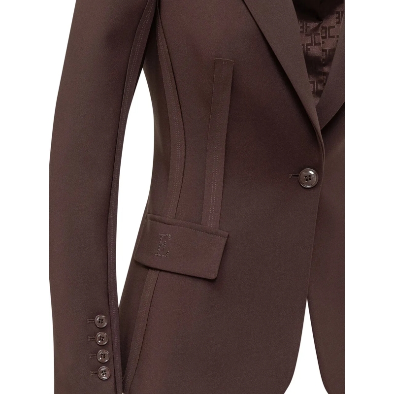 Elisabetta Franchi Blazer Giacca Monopetto  Tailored braun(Image 4)