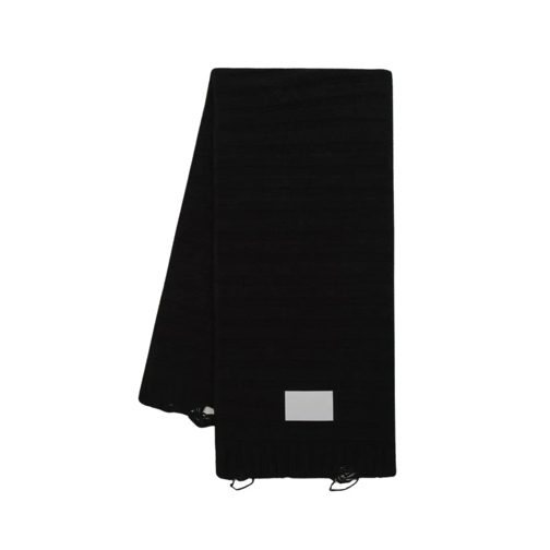 MM6 Maison Margiela Scarf - Wool - Black Black Écharpe légère