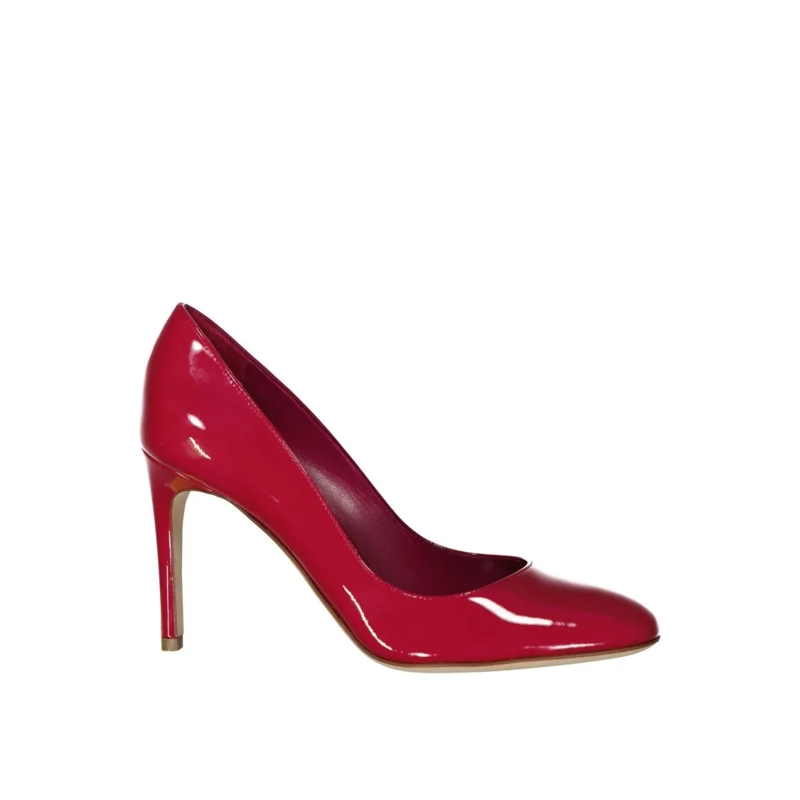 sergio rossi Escarpins Red Calf Leather Pumps With Polished Finish Red