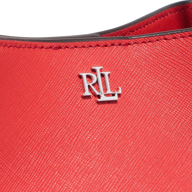 Lauren Ralph Lauren Bucket Bag Reese Sm Bkt-Bucket Bag-Small Bright Vermillion(Image 4)