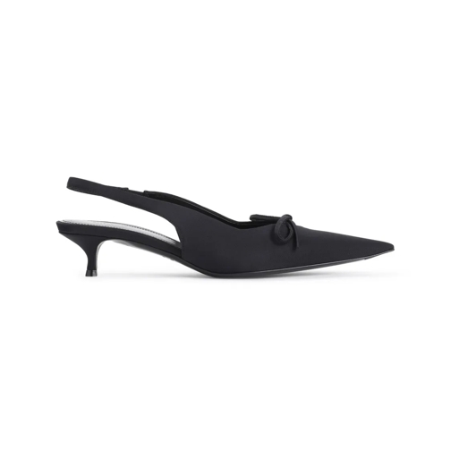 Balenciaga Pump Knf Bow Black Polyamide Pumps Black