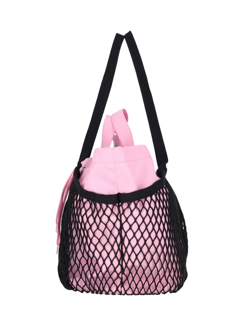 Balenciaga Shoppers & Totes 24 7' Tote Bag – Pink & Black in roze