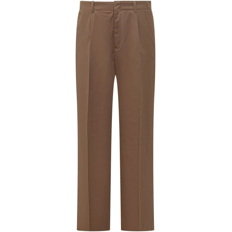 Our Legacy Chino Pantaloni Borrowed Chino con Piega Frontale braun