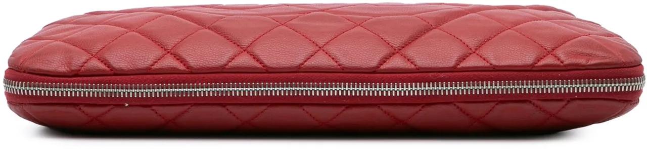 Thumbnail - Chanel Shopper - Quilted Caviar Expandable Zip Tote - Gr. unisize - in Rot - für Damen