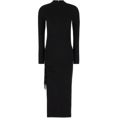 MICHAEL Michael Kors Midi-Kleider Michael Kors Black stretch wool blend dress schwarz